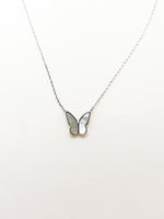 Annabella Silver Butterfly Necklace