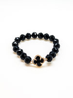 Abital Black Clover Bracelet