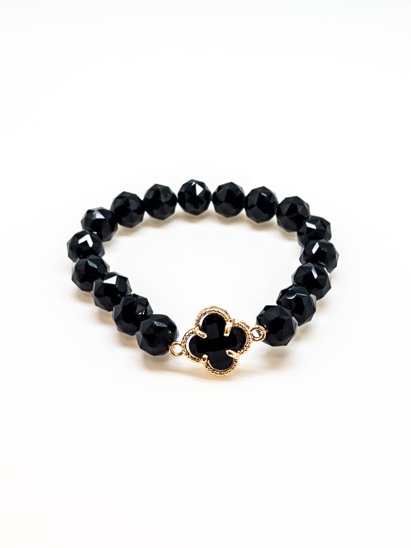 Abital Black Clover Bracelet
