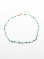 Faye Necklace in Teal