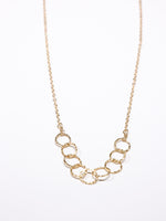 nh Smaller Circles Necklace in Gold Filled