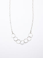 Medium Circles nh Necklace in Sterling Silver
