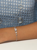 5 Silver Butterflies Bracelet