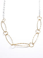 5 links Necklace -Gold & Silver