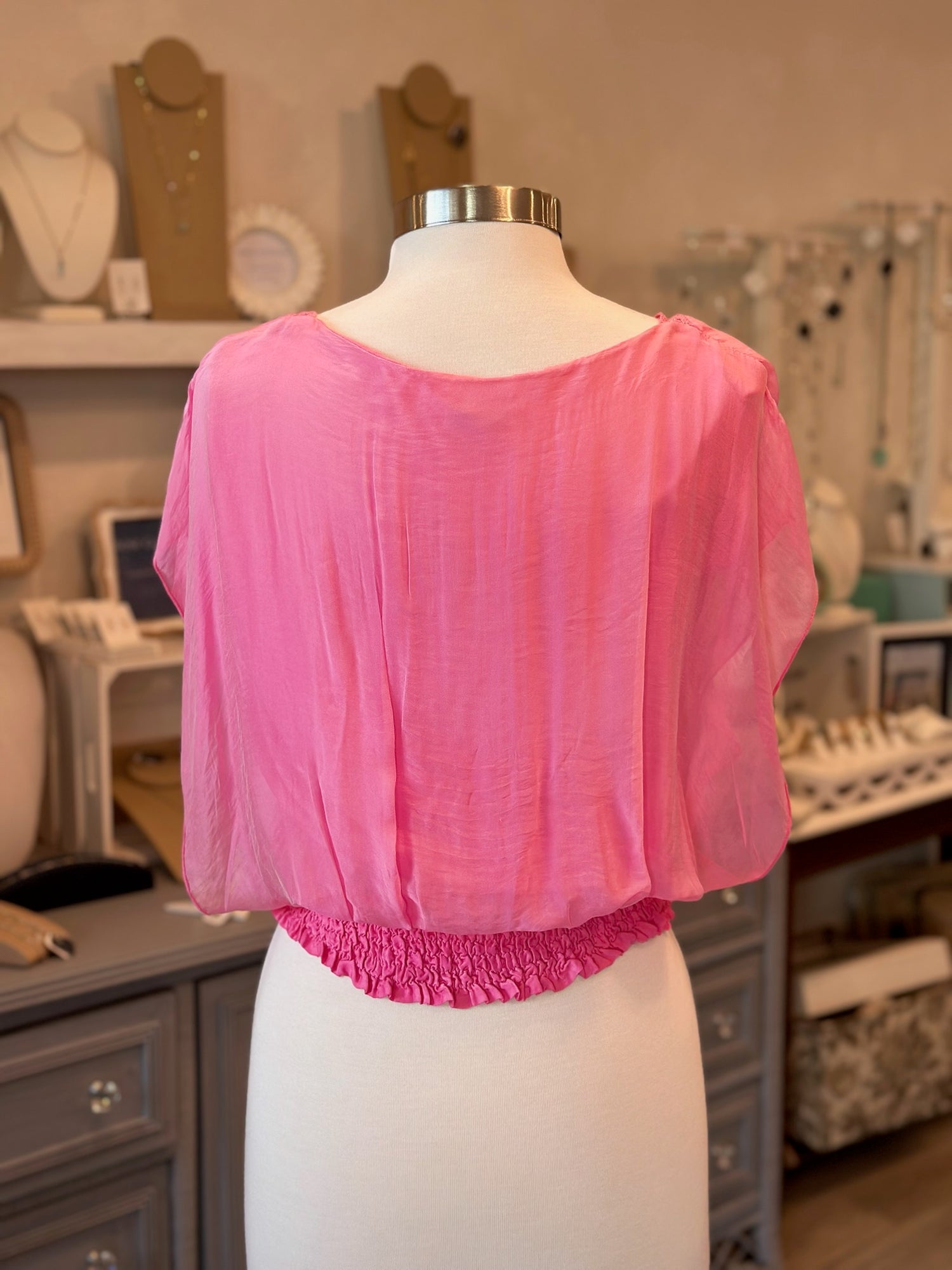 Top Italian Pink back
