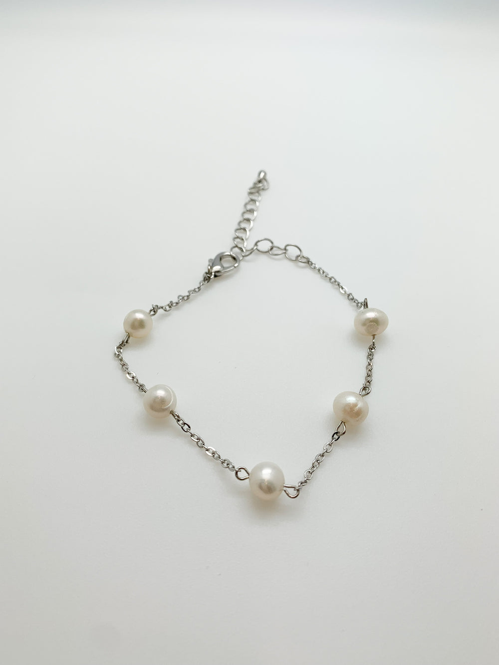 Carri Pearl Bracelet - Silver