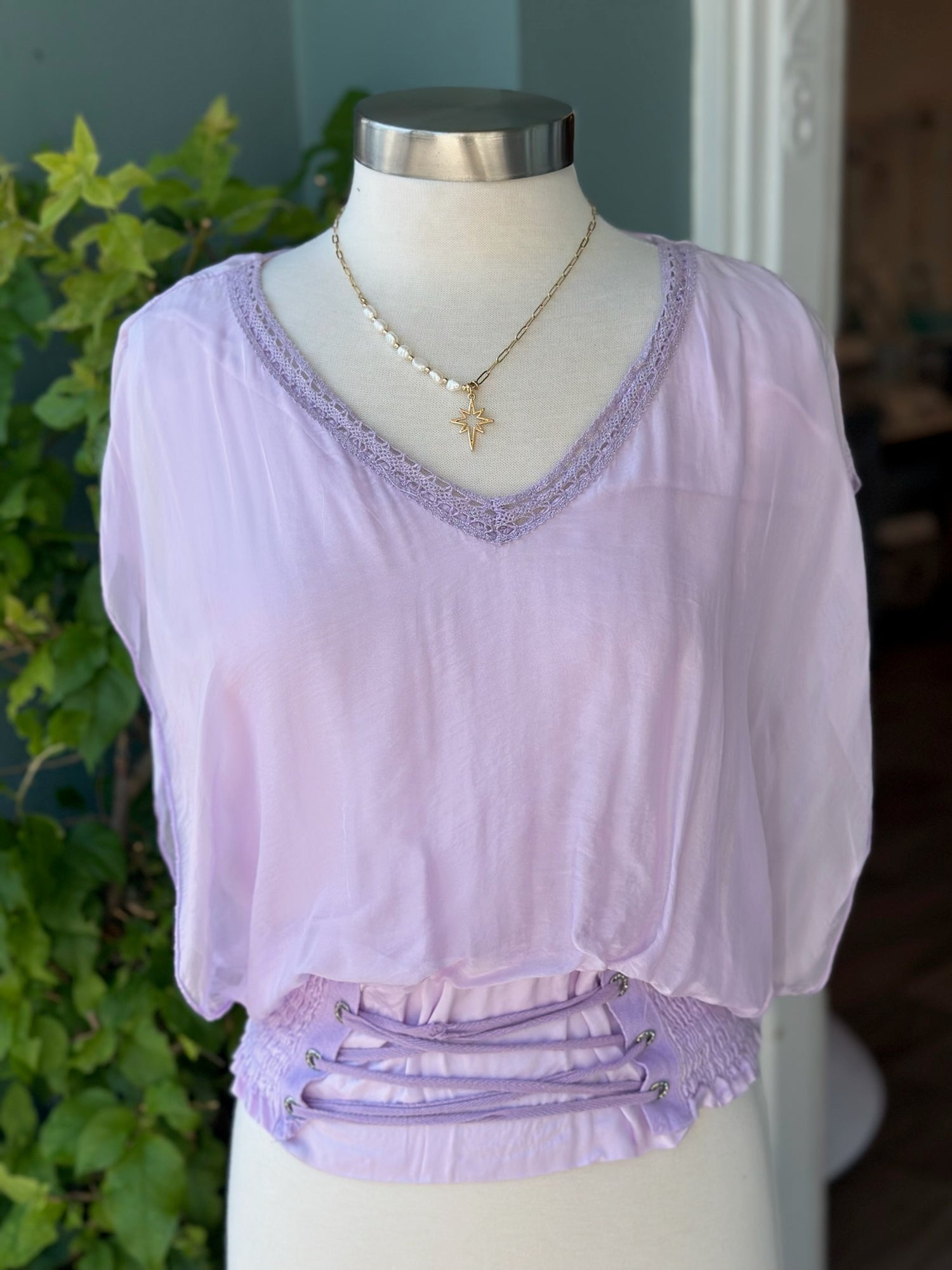 Lavender Blouse
