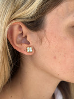 Clover Crystal Earrings
