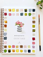 Bouquets Watercolor Workbook