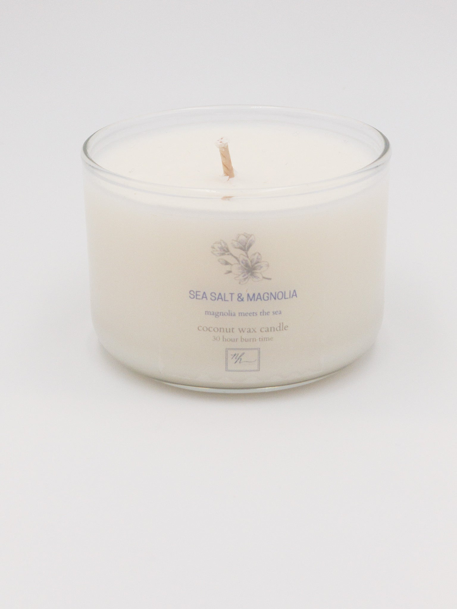 Sea Salt & Magnolia mini candle