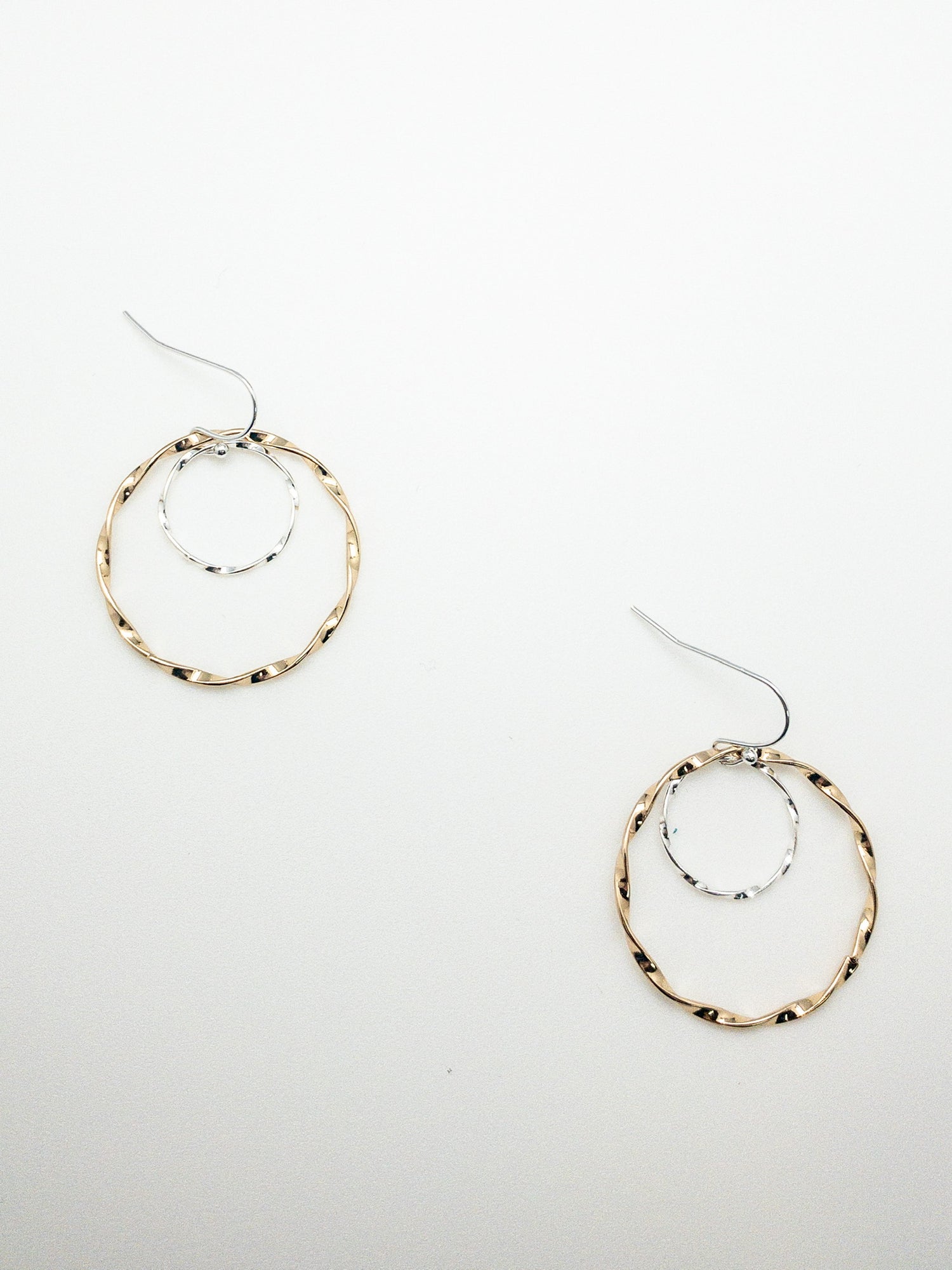 Bonnie earrings mixed metal
