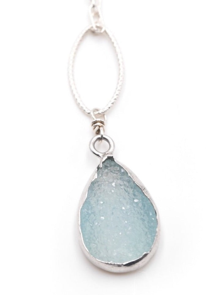 Lana NH Necklace with Pear Druzy Pendant 