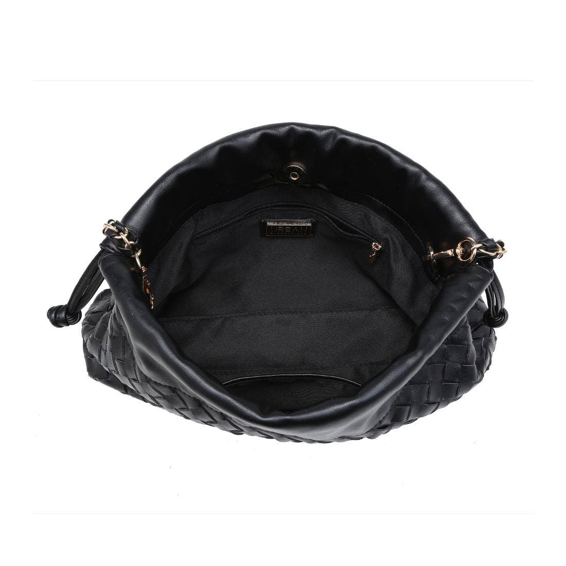 Sawyer shoulder bag in black, Ardor Boutique. 