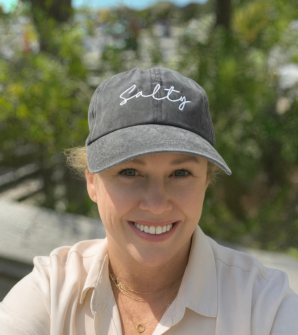 Salty Baseball Cap in Black