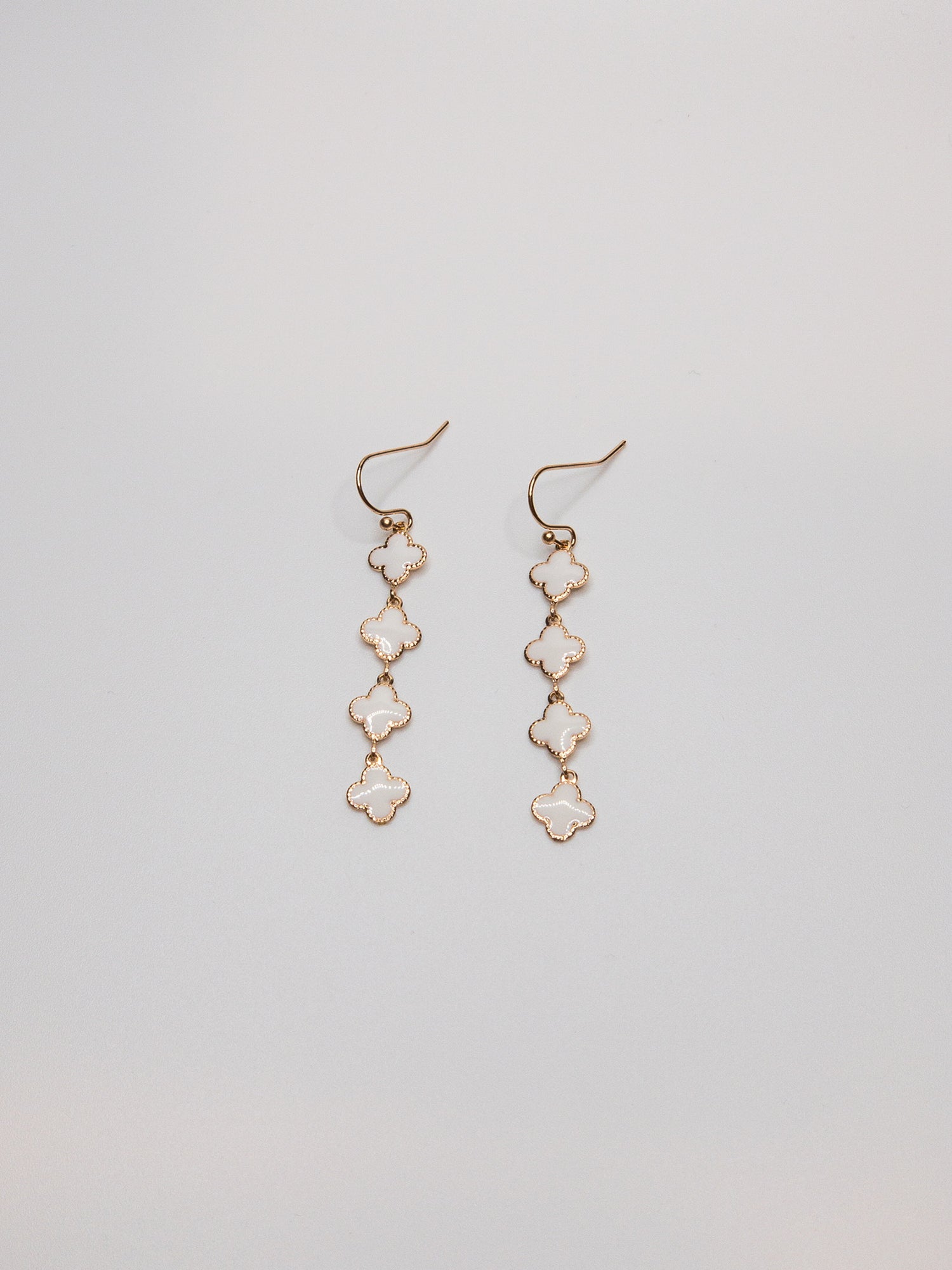 Kendall Clover Gold Earrings