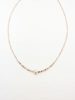 Necklace with pearl