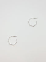 Silver Clove Hoops