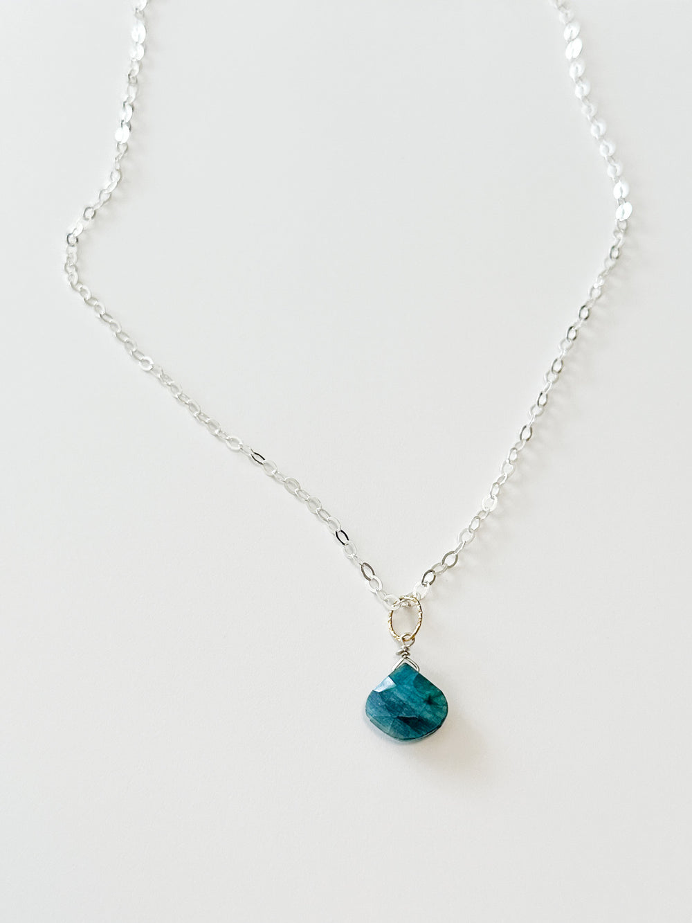 Mystic Royal Moonstone necklace-sterling silver