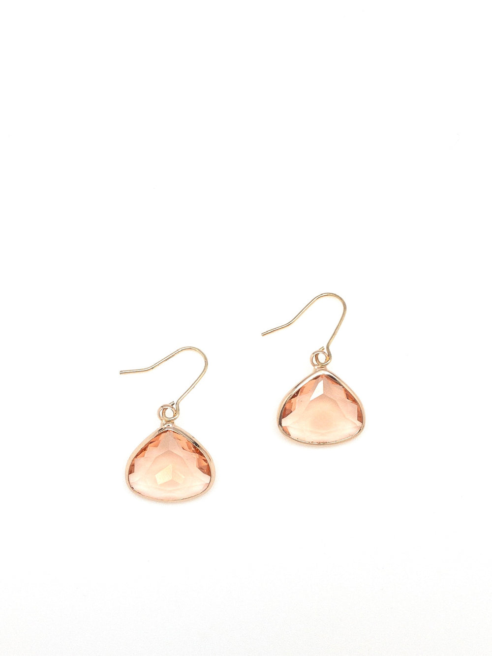 kassie earrings in gold and rose 