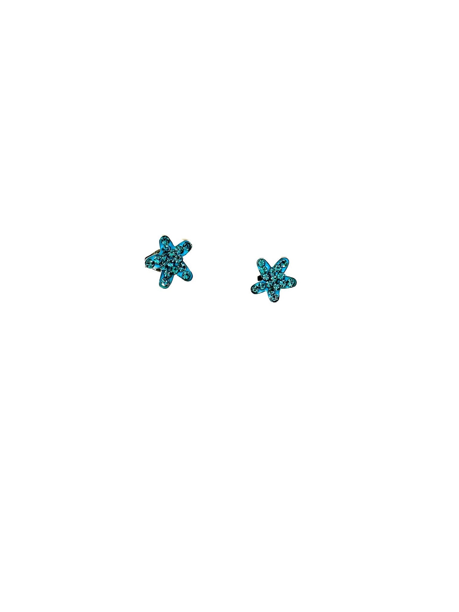 Oceane Blue Sparkly Earrings