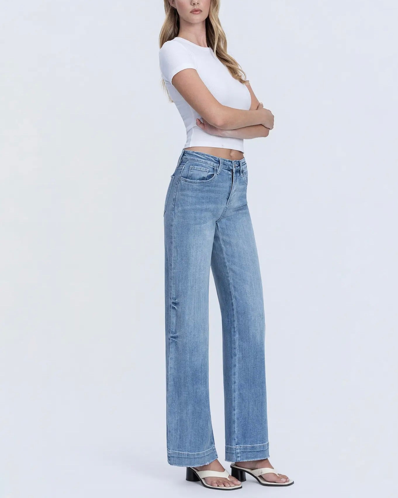 Kasey Trouser Hem Jeans