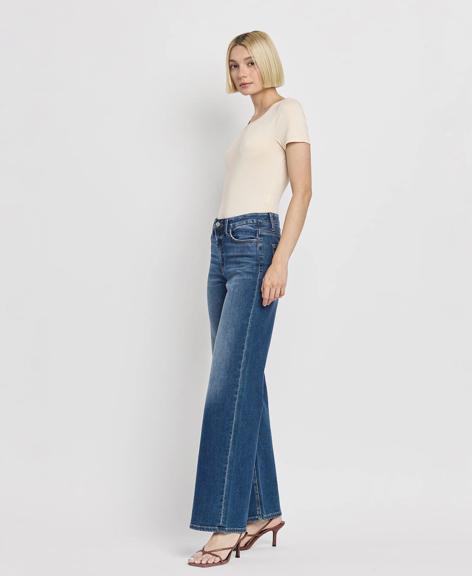 Demi Dark Wash Straight Leg Jeans