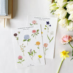 Garden Flowers sticker sheets by Emily Lex 