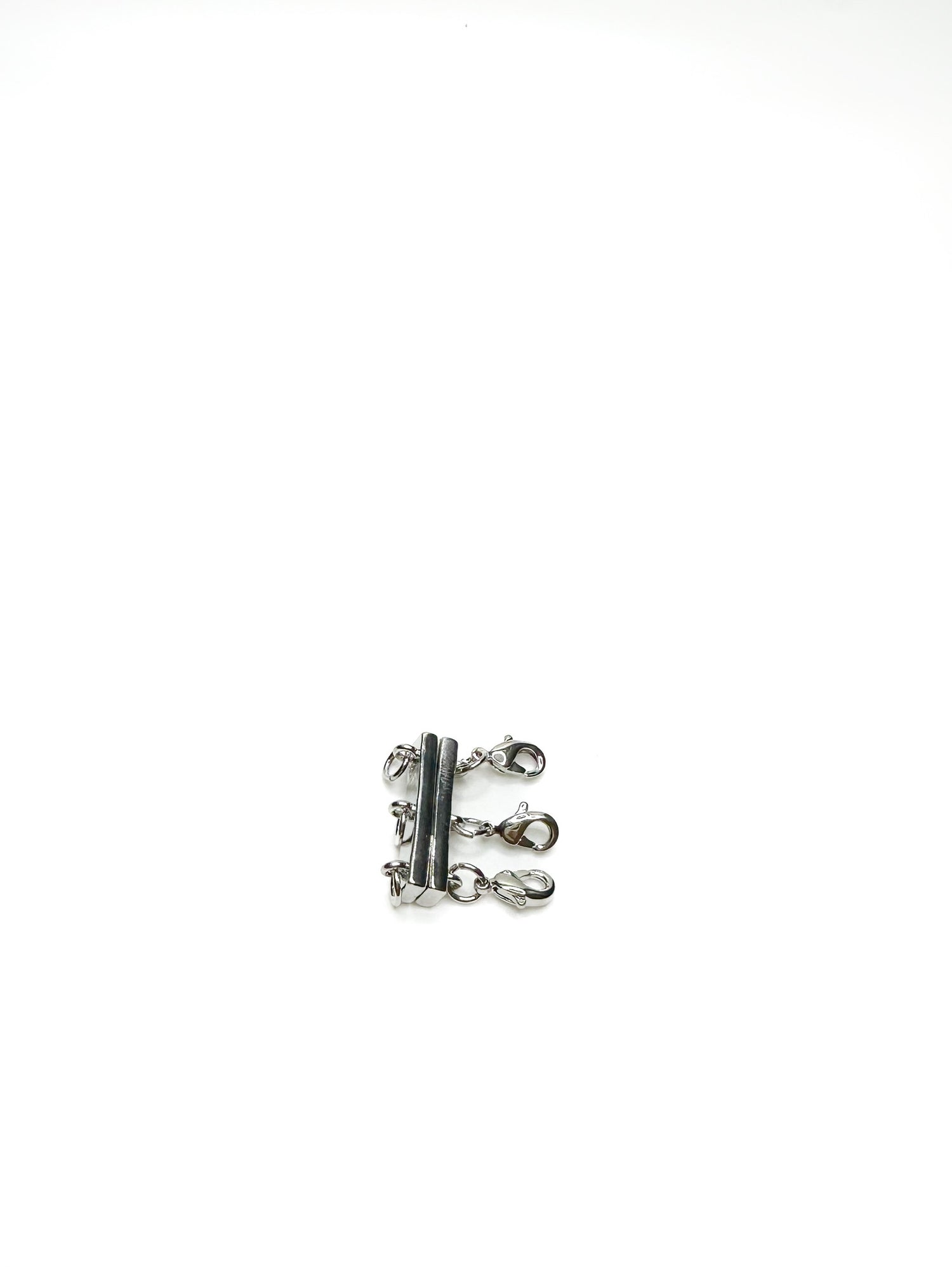 Premium Silver Triple layering magnetic clasp