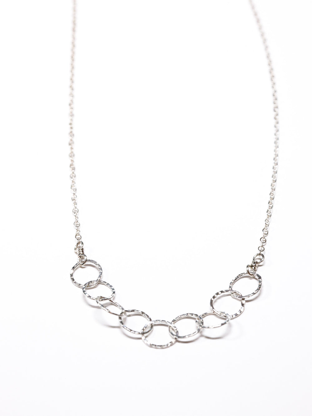 Smaller Circles Necklace -Sterling Silver