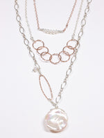 Layering necklace s designed to go together or wear solo