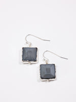 shorter grey earrings