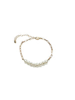 celeste pearl bracelet in gold 