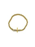 Gold Cross Bracelet