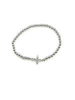 Silver Cross Bracelet