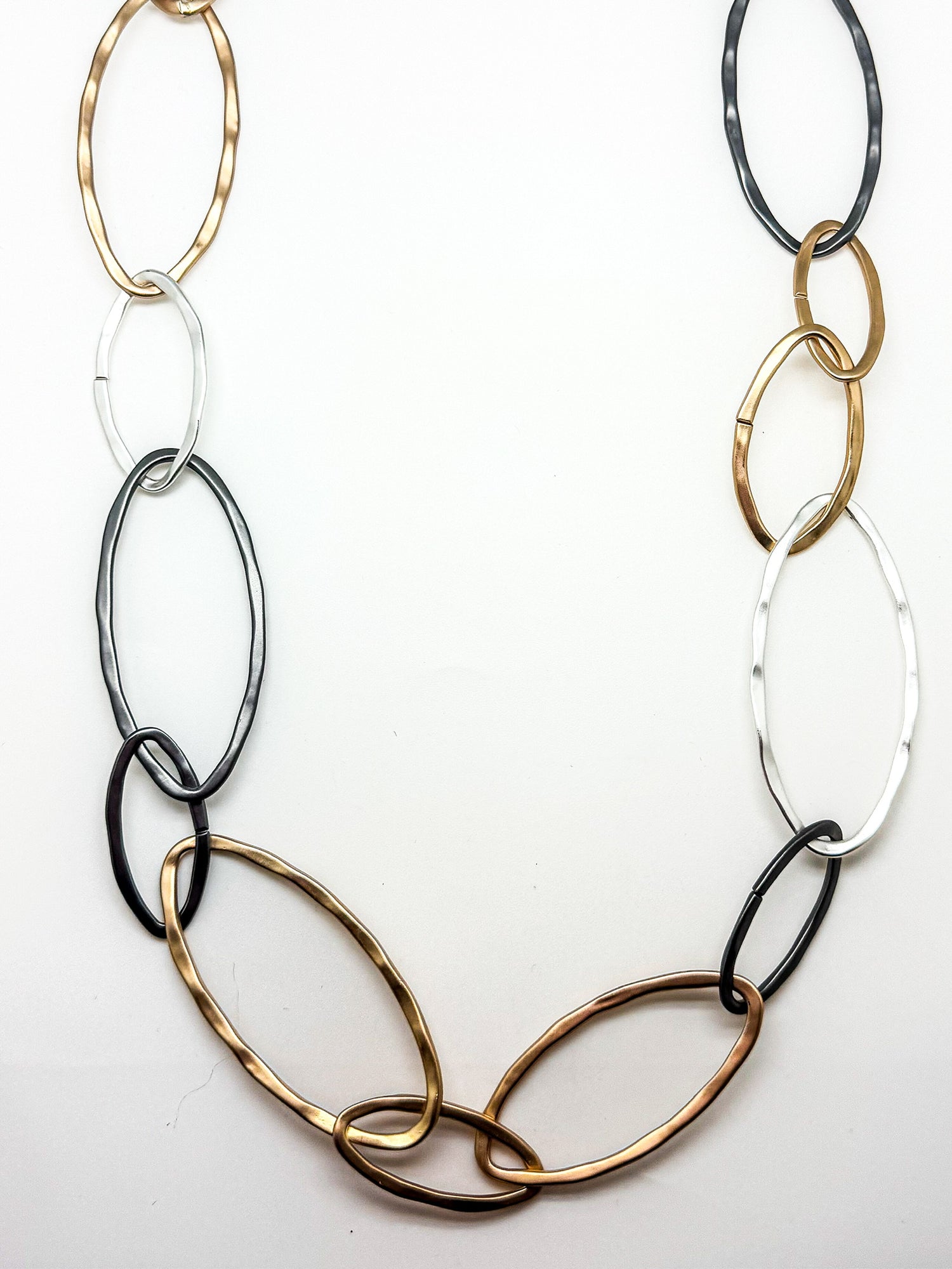 Talia Mixed Metal Link Necklace