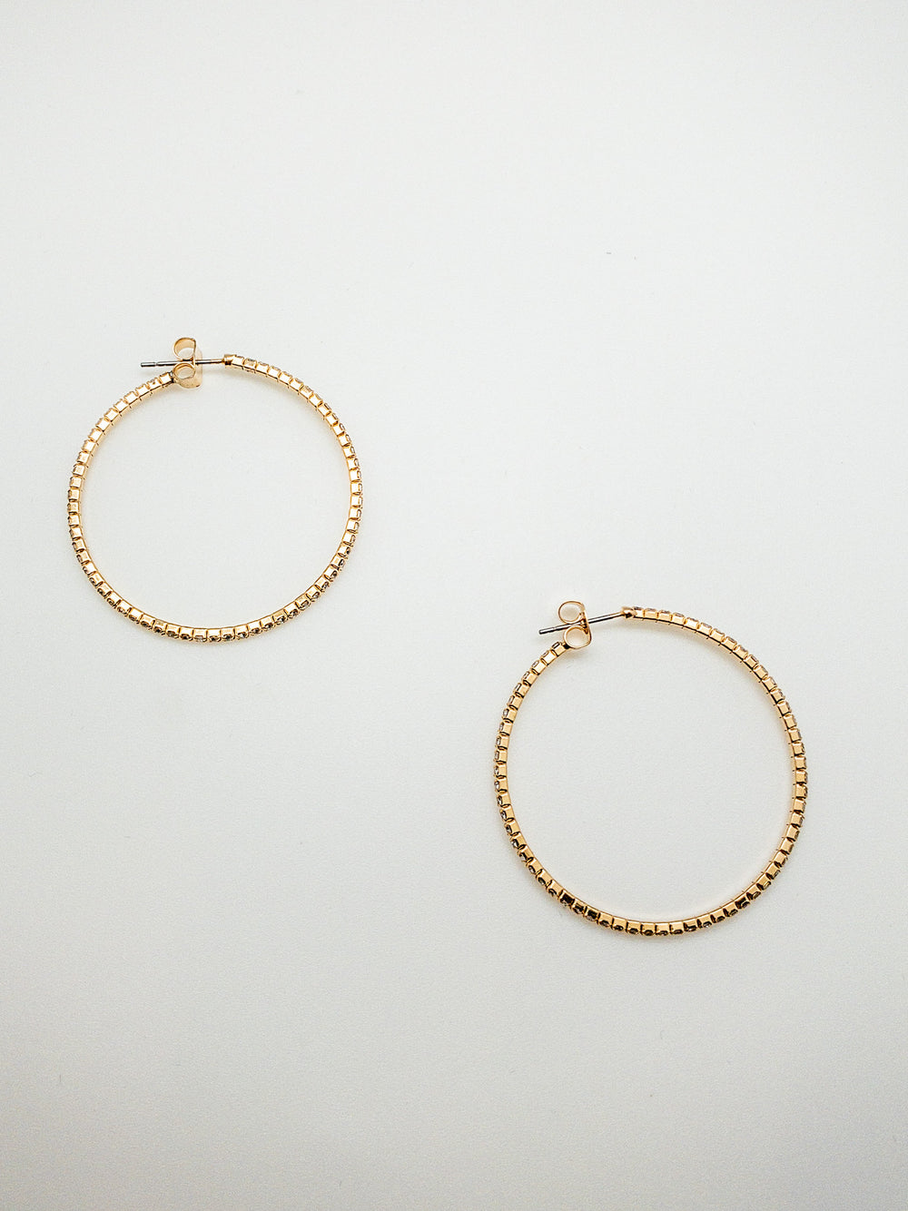 Blaise Sparkly Hoop - Gold