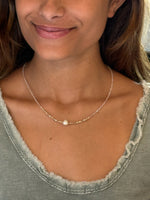 Necklace with pearl