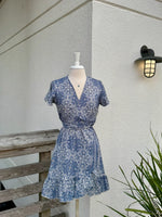 Blue Wrap Dress
