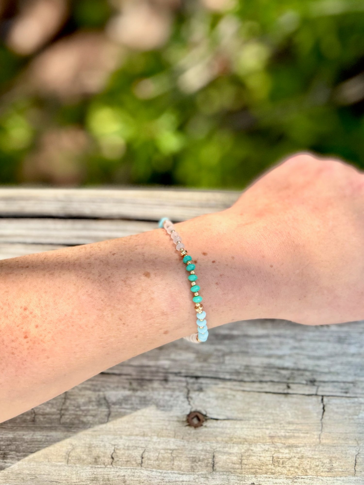 colorful beaded bracelet
