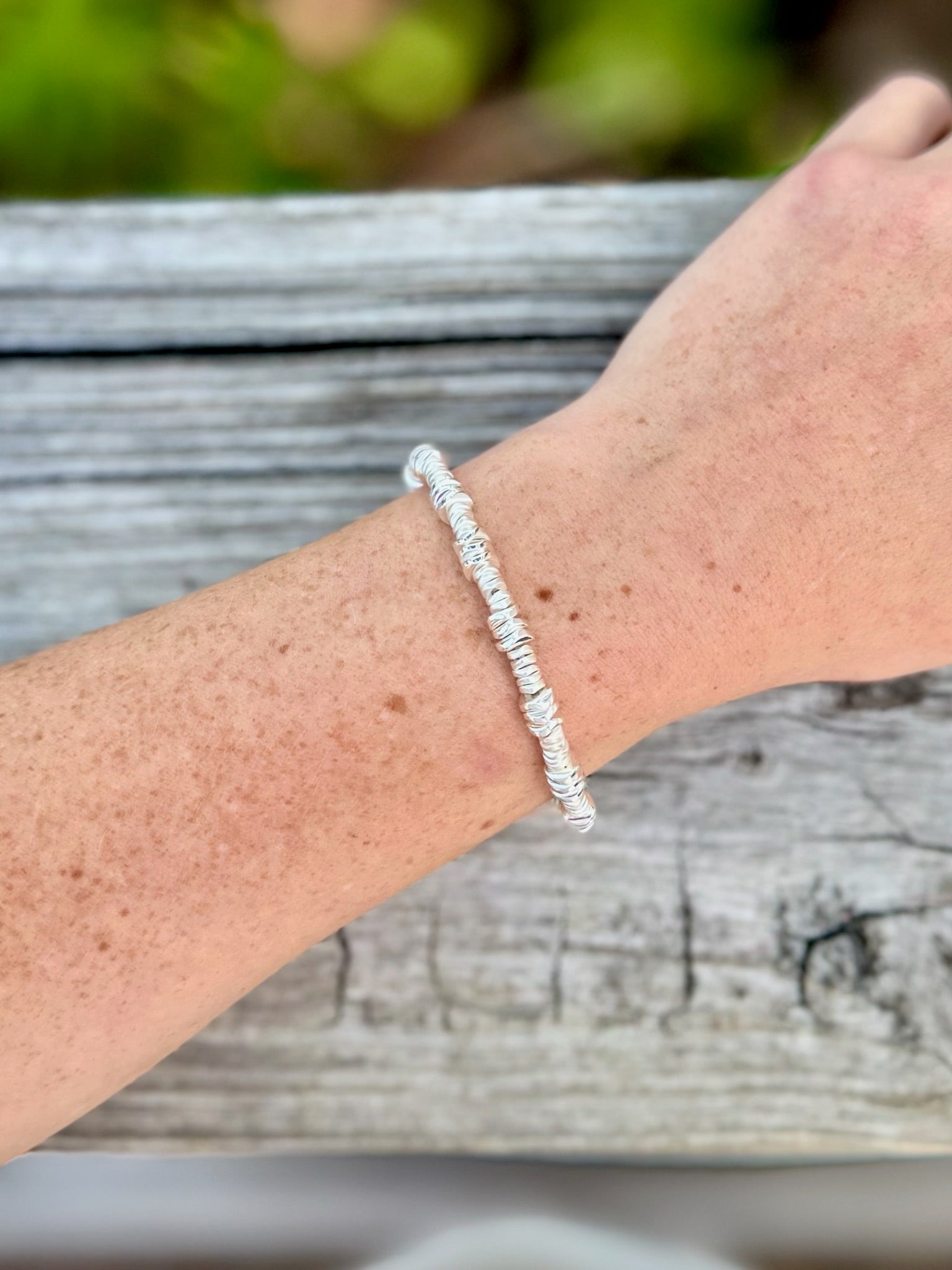 silver stretch bracelet