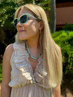 Shwood Canby Shell glasses on model 