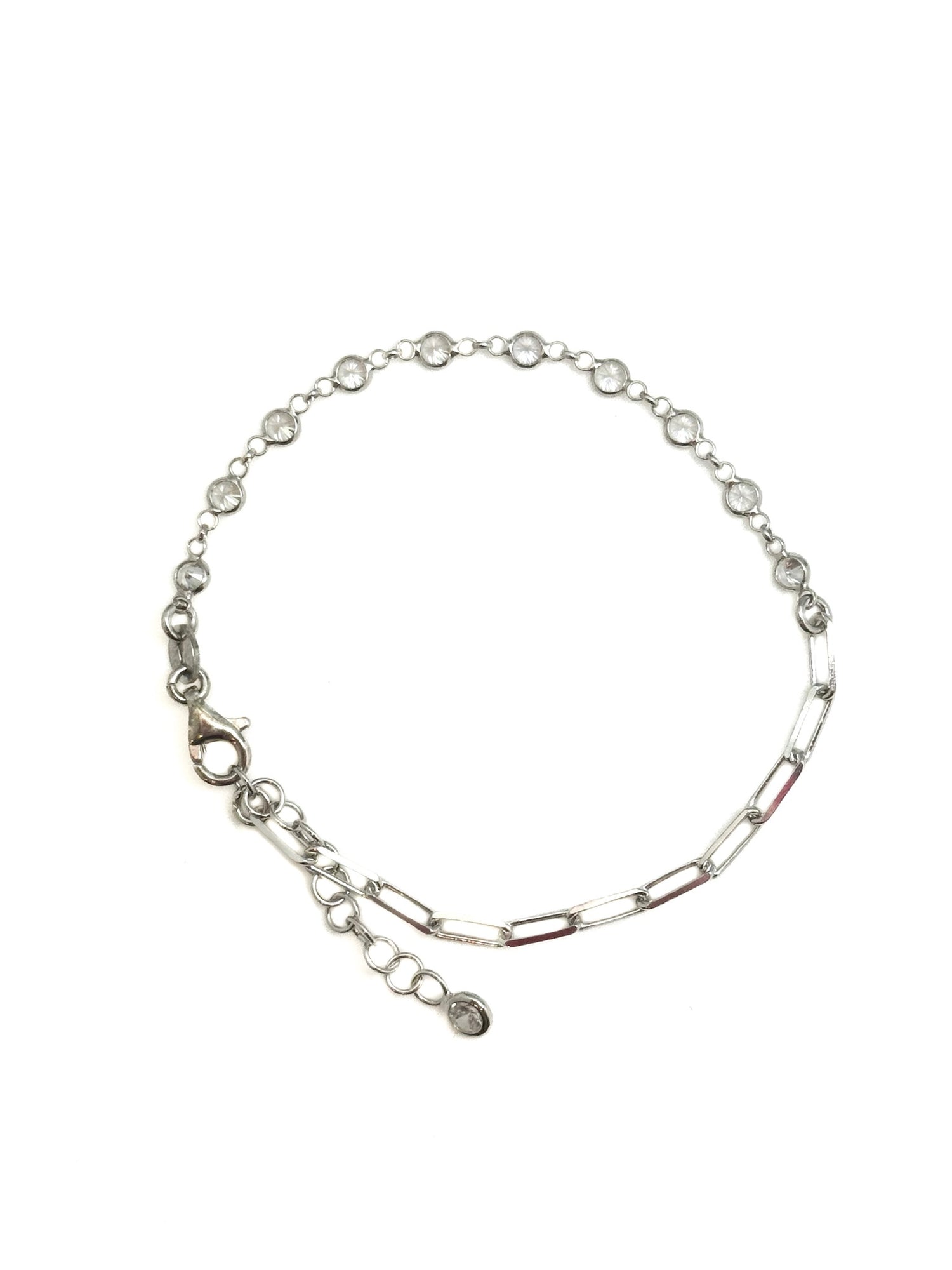 Julia Sterling Silver CZ Bracelet