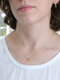 Necklace on model