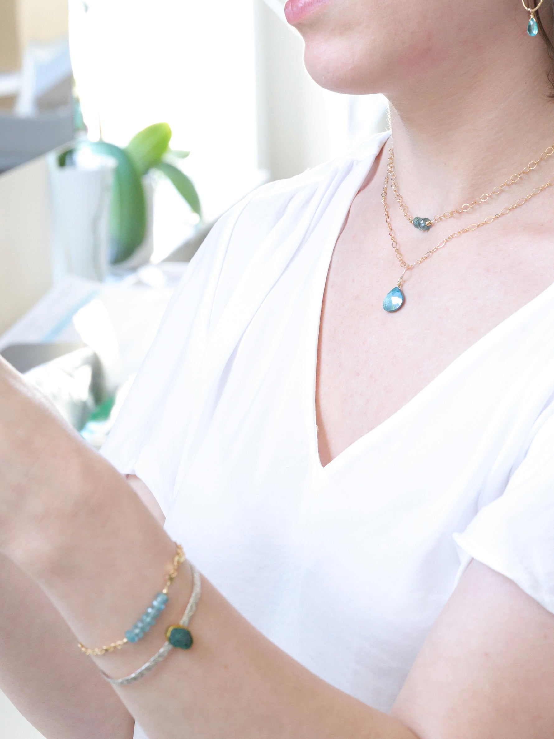 coordinating apatite jewelry
