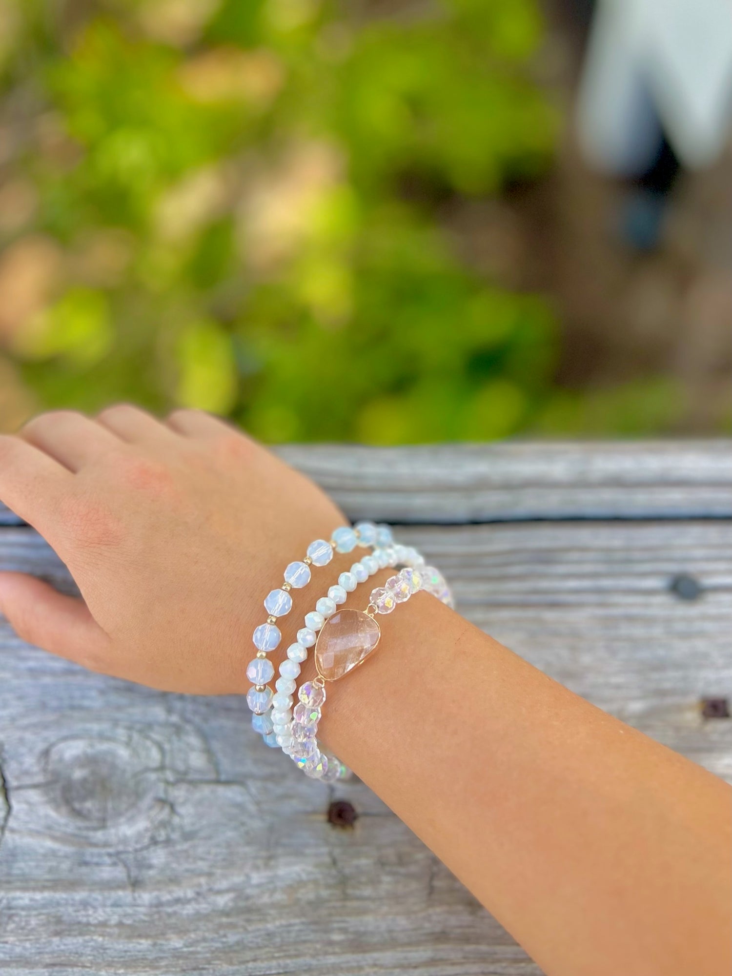 Charlotte Layered Beaded Bracelet