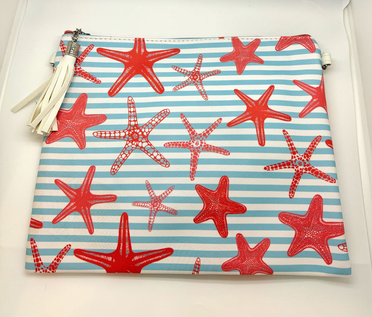 Starfish Bags Striped Red and Blue