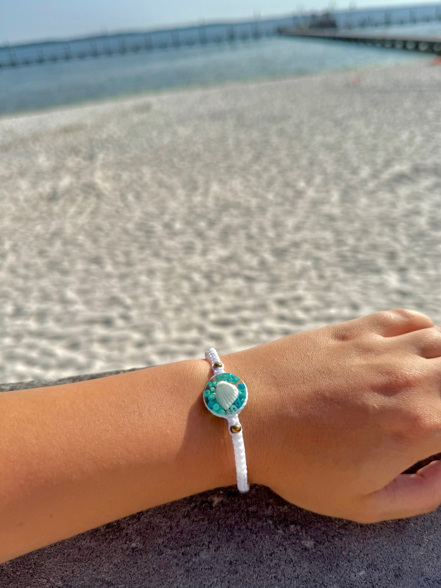 White Shell Bracelet