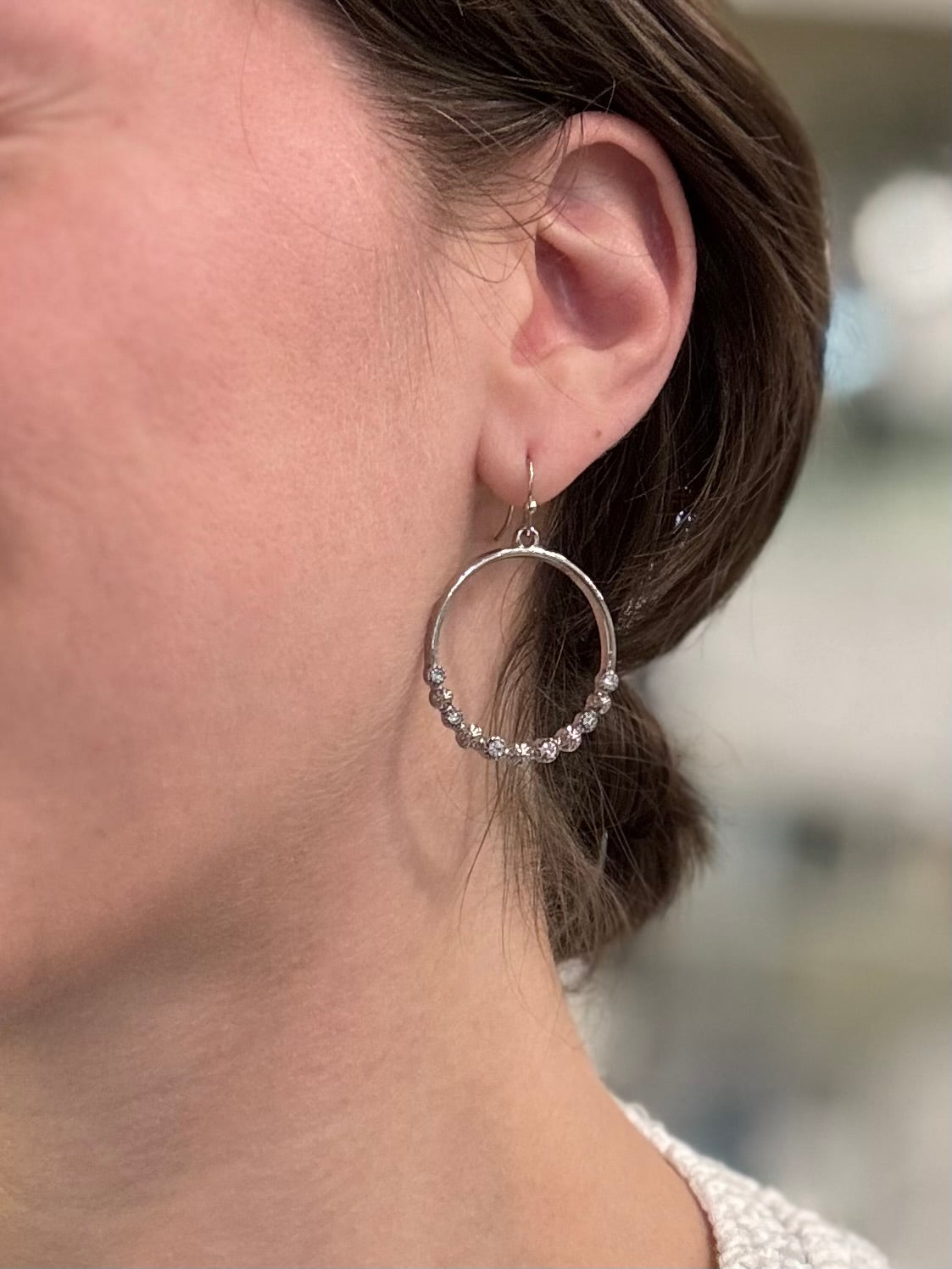 Alexa Silver Hoops