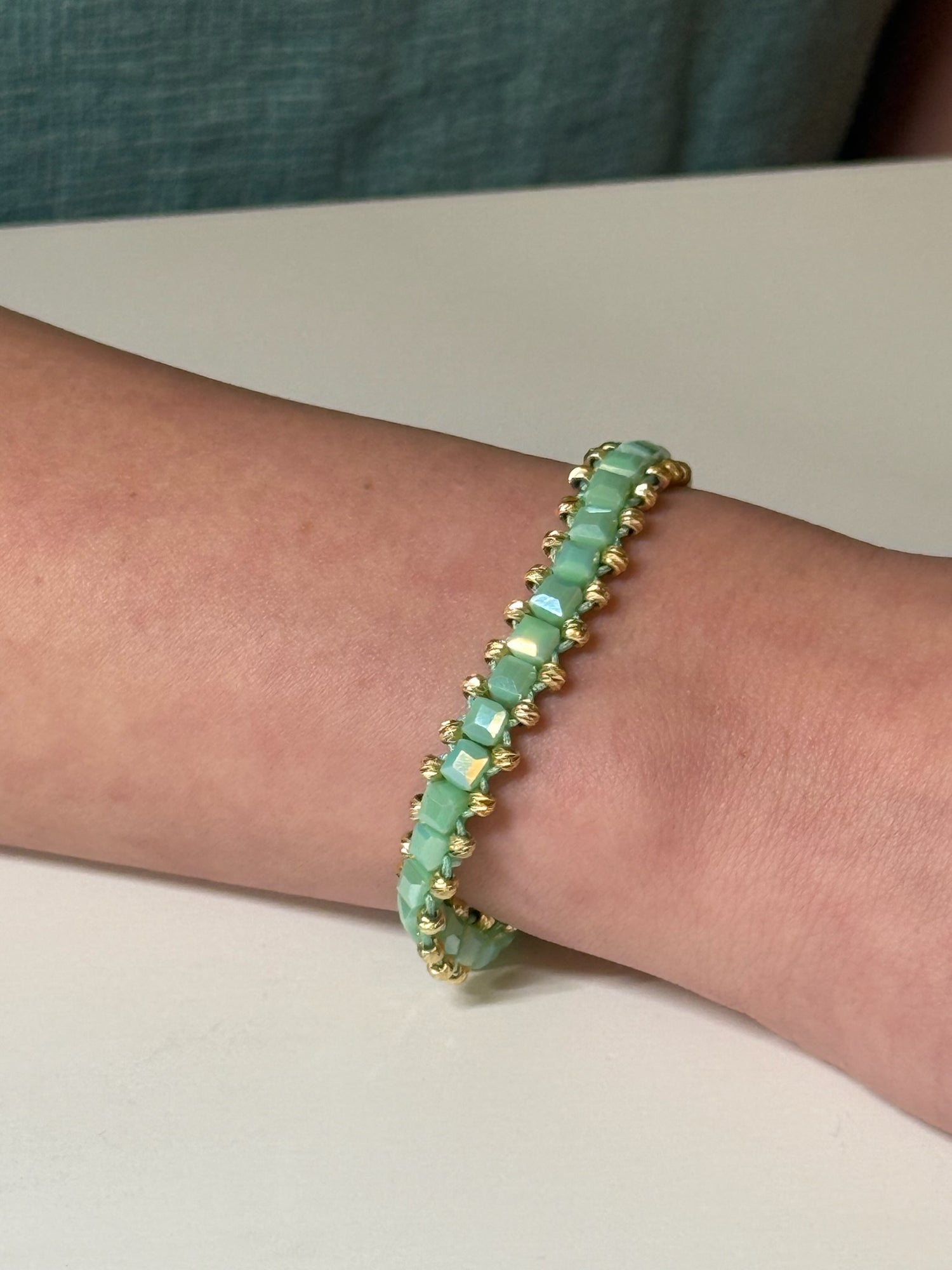Sea Foam Green Bracelet 