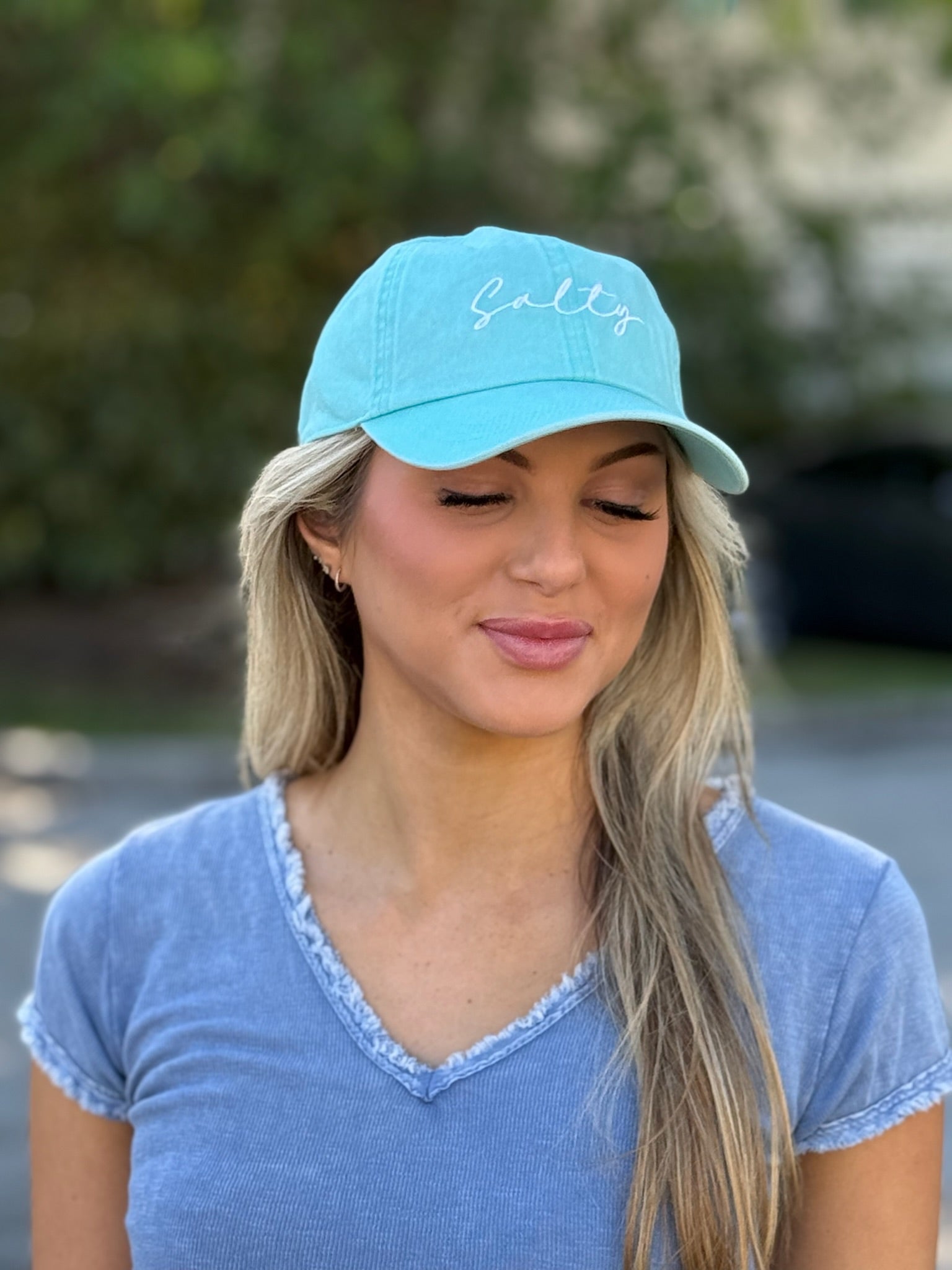 Mint baseball cap